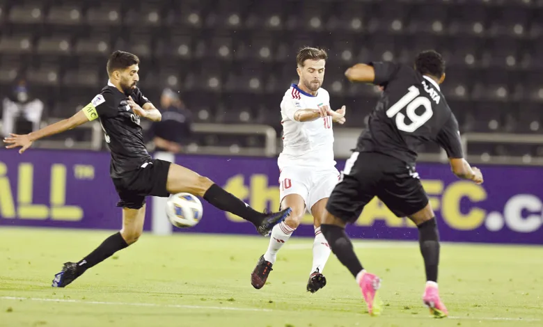 تشكيل السد القطري المتوقع لمواجهة الشارقة