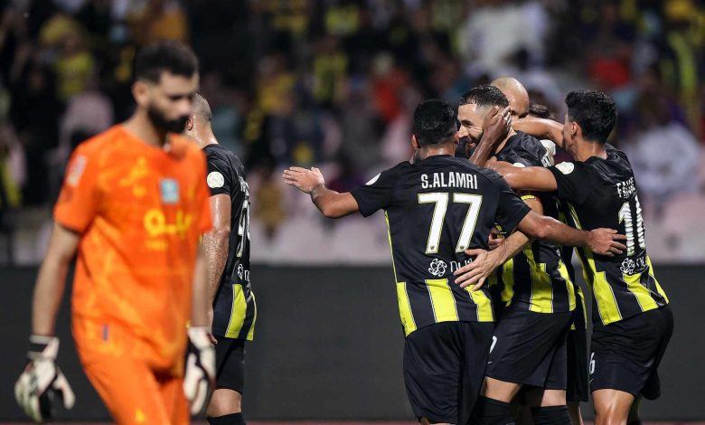 أهداف مباراة الاتحاد والخليج