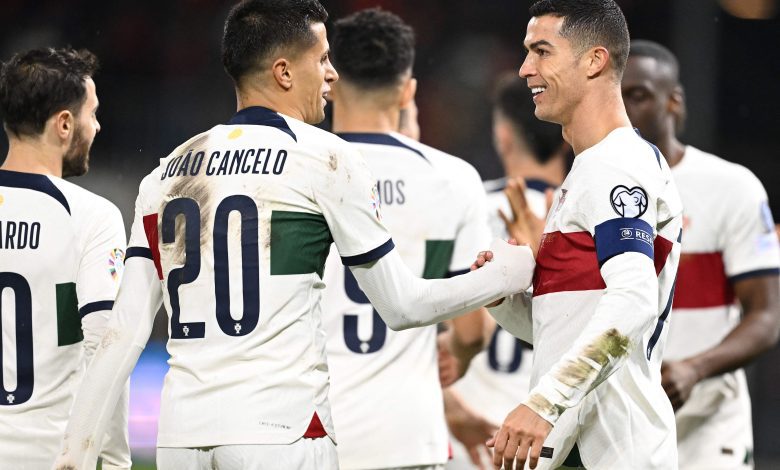 موعد مباراة البرتغال وأيسلندا في تصفيات يورو 2024 والقنوات الناقلة