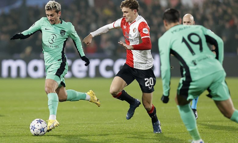 نتيجة مباراة أتلتيكو مدريد وفينورد