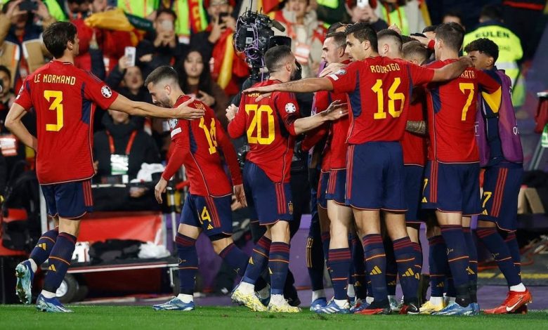 منتخب إسبانيا بضرب جورجيا بثلاثية في ليلة إصابة جافي بتصفيات يورو 2024