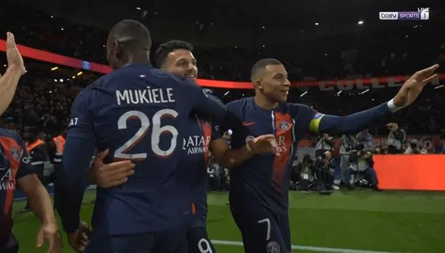 ملخص وأهداف مباراة باريس سان جيرمان ضد موناكو في الدوري الفرنسي