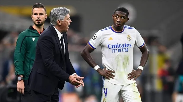 أنشيلوتي يعلق على إمكانية ضم مدافع جديد بعد إصابة ألابا