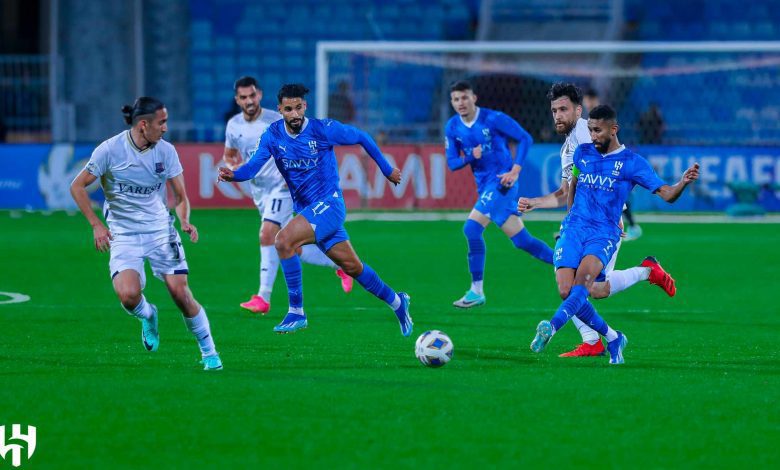 ترتيب مجموعة الهلال السعودي