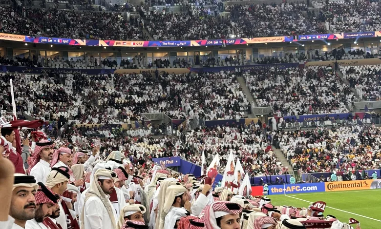 شاهد.. رد فعل جماهير الأردن بعد هدف أكرم عفيف في نهائي كأس آسيا