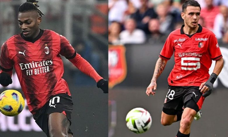ميلان ضد رين في الدوري الأوروبي