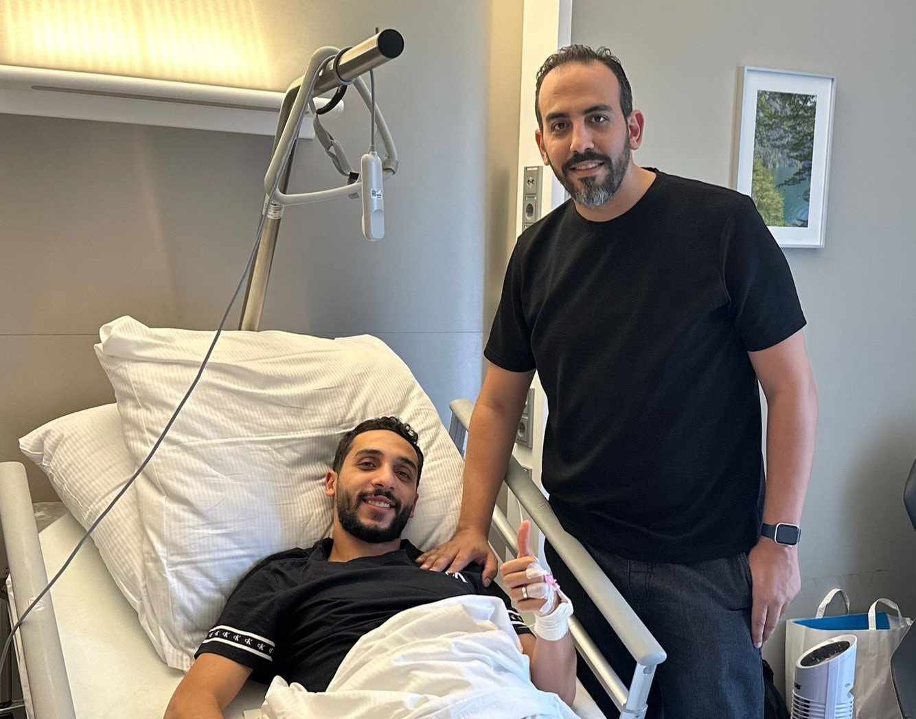 كريم فؤاد يجري جراحة ناجحة في الرباط الصليبي بألمانيا