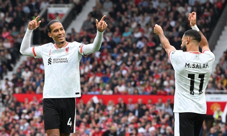 أهداف مباراة مانشستر يونايتد وليفربول اليوم في الدوري الإنجليزي